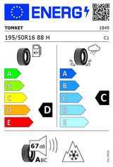 TOMKET SNOWROAD XL 195/50 R16 H88
