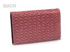 Kraftika 1ks červená dámská peněženka 10x15,5 cm, peněženky