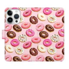 iSaprio Flipové pouzdro - Donuts Pattern 03 pro Apple iPhone 15 Pro