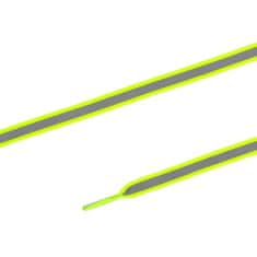 PRYM Ploché tkaničky reflexní, 8 mm, 90 cm, žluté/stříbrné