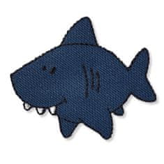 PRYM Nášivka žralok, nažehlovací, modrá