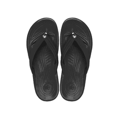 Crocs Crocband Flip-Flops Unisex, 41-42 EU, M8W10, Žabky, Pantofle, Sandály, Black, Černá, 11033-001