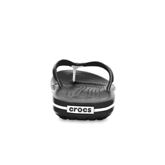 Crocs Crocband Flip-Flops Unisex, 41-42 EU, M8W10, Žabky, Pantofle, Sandály, Black, Černá, 11033-001
