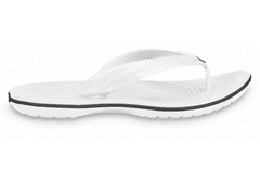 Crocs Crocband Flip-Flops Unisex, 39-40 EU, M7W9, Žabky, Pantofle, Sandály, White, Bílá, 11033-100