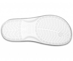 Crocs Crocband Flip-Flops Unisex, 41-42 EU, M8W10, Žabky, Pantofle, Sandály, White, Bílá, 11033-100