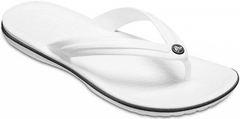 Crocs Crocband Flip-Flops Unisex, 36-37 EU, M4W6, Žabky, Pantofle, Sandály, White, Bílá, 11033-100