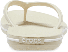 Crocs Crocband Flip-Flops Unisex, 39-40 EU, M7W9, Žabky, Pantofle, Sandály, Bone, Béžová, 11033-2Y2