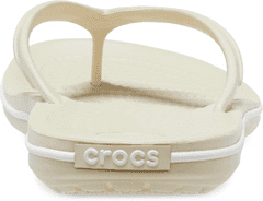 Crocs Crocband Flip-Flops Unisex, 41-42 EU, M8W10, Žabky, Pantofle, Sandály, Bone, Béžová, 11033-2Y2