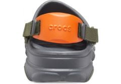 Crocs Classic All-Terrain Clogs Unisex, 38-39 EU, M6W8, Pantofle, Dřeváky, Slate Grey/Multi, Šedá, 206340-0IE