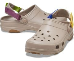 Crocs Classic All Terrain Clogs Unisex, 43-44 EU, M10W12, Pantofle, Dřeváky, Mushroom/Multi, Hnědá, 206340-2ZJ