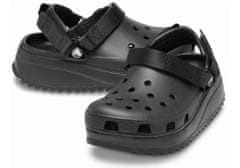 Crocs Classic Hiker Clogs Unisex, 39-40 EU, M7W9, Pantofle, Dřeváky, Black/Black, Černá, 206772-060