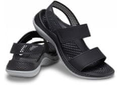 Crocs LiteRide 360 Sandals pro ženy, 36-37 EU, W6, Sandály, Pantofle, Black/Light Grey, Černá, 206711-02G