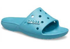 Crocs Classic Slides Unisex, 39-40 EU, M7W9, Pantofle, Sandály, Turq Tonic, Modrá, 206121-4ST