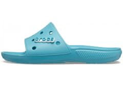 Crocs Classic Slides Unisex, 38-39 EU, M6W8, Pantofle, Sandály, Turq Tonic, Modrá, 206121-4ST