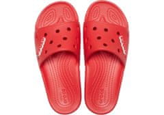 Crocs Classic Slides Unisex, 41-42 EU, M8W10, Pantofle, Sandály, Flame, Červená, 206121-8C1