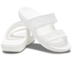 Crocs Classic Sandals Unisex, 41-42 EU, M8W10, Sandály, Pantofle, White, Bílá, 206761-100