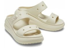 Crocs Classic Crush Sandals Unisex, 36-37 EU, M4W6, Sandály, Pantofle, Bone, Béžová, 207670-2Y2