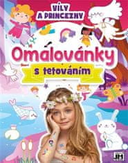 Omalovánky s tetováním - Víly a princezny