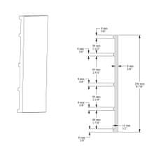 ORAC ORAC dekorační prvek SX207 3D panel 200x25x1,3 cm