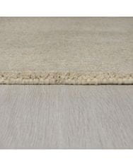 Flair Ručně tkaný běhoun Tuscany Textured Wool Border Natural 60x230