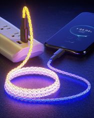 MXM Nabíjecí a synchronizační USB / Lightning kabel pro apple s podsvícením, 1 metr