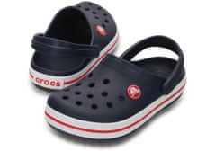 Crocs Crocband Clogs pro děti, 27-28 EU, C10, Pantofle, Dřeváky, Navy/Red, Modrá, 207005-485