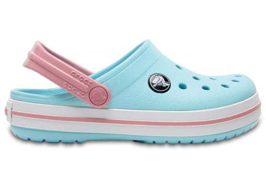 Crocs Crocband Clogs pro děti, 27-28 EU, C10, Pantofle, Dřeváky, Ice Blue/White, Modrá, 207005-4S3