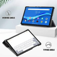 Techsuit Pouzdro pro tablet Lenovo Tab M10 PLUS FHD (TB-X606F), Techsuit FoldPro černé