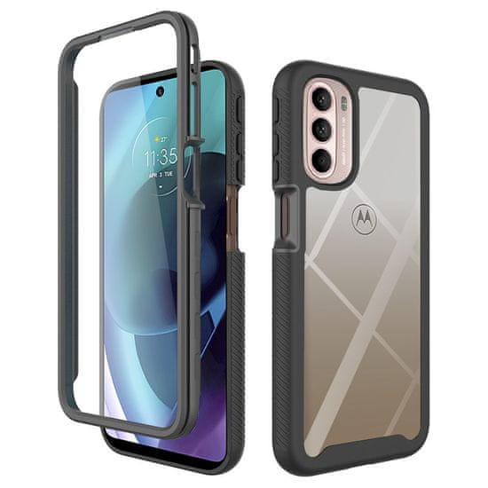 Techsuit Pouzdro Motorola Moto G51 4G / 5G Techsuit - Defense360 Pro + ochrana obrazovky, černé