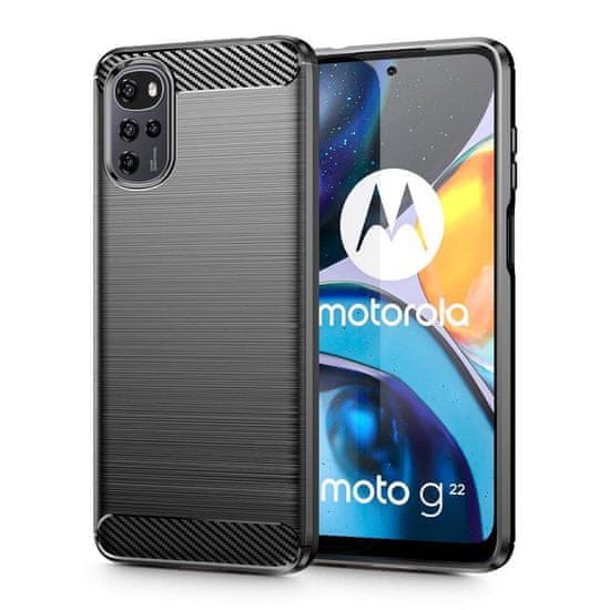 Tech-protect Kryt Motorola Moto G22 / E32 / E32s Tech-Protect TPU Carbon black