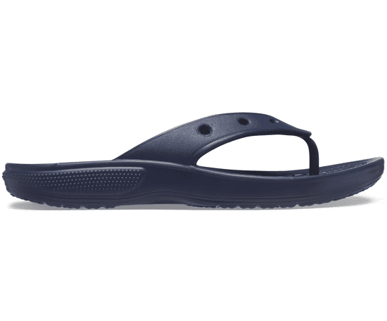 Crocs Classic Flip-Flops Unisex, 37-38 EU, M5W7, Žabky, Pantofle, Sandály, Navy, Modrá, 207713-410