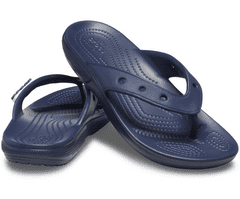 Crocs Classic Flip-Flops Unisex, 38-39 EU, M6W8, Žabky, Pantofle, Sandály, Navy, Modrá, 207713-410