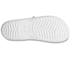 Crocs Classic Flip-Flops Unisex, 42-43 EU, M9W11, Žabky, Pantofle, Sandály, White, Bílá, 207713-100