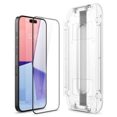 Spigen Ochranné Tvrzené Sklo Glas.Tr ”Ez Fit” Fc iPhone 15 Pro Max Black