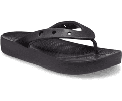 Crocs Classic Platform Flip-Flops pro ženy, 41-42 EU, W10, Žabky, Pantofle, Sandály, Black, Černá, 207714-001