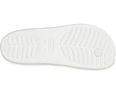 Crocs Classic Platform Flip-Flops pro ženy, 36-37 EU, W6, Žabky, Pantofle, Sandály, White, Bílá, 207714-100