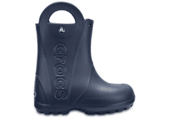 Crocs Handle It Rain Boots pro děti, 25-26 EU, C9, Holínky, Kozačky, Navy, Modrá, 12803-410