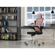 Veneti Židle do kanceláře RENEK - růžová