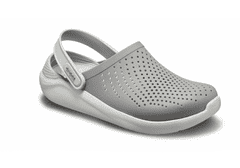 Crocs LiteRide Clogs Unisex, 36-37 EU, M4W6, Pantofle, Dřeváky, Smoke/Pearl White, Šedá, 204592-06J