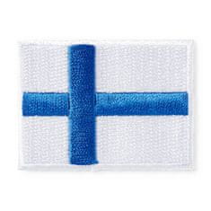PRYM Nášivka vlajky, Finsko, nažehlovací