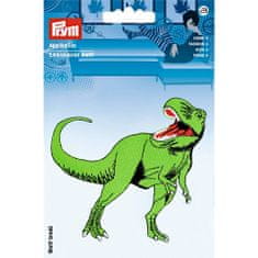 PRYM Nášivka dinosaurus, t-rex, velký, nažehlovací, zelená