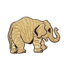 PRYM Nášivka slon, nažehlovací, zlatá