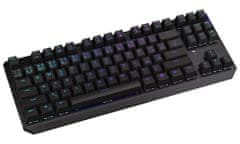 Endorfy herní klávesnice Thock TKL Wireless Red / RGB / red sw. / bezdrátová / mechanická / CZ/SK layout / černá