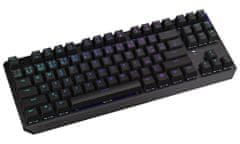 Endorfy herní klávesnice Thock TKL Wireless Black / RGB / black sw. / bezdrátová / mechanická / CZ/SK layout / černá