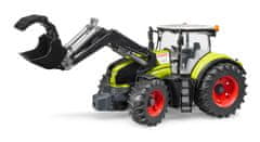 Bruder Farmer - traktor Claas Axion s předním nakladačem