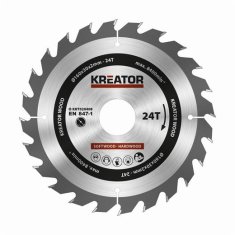 Kreator Pilový kotouč KRT020408 na dřevo 160mm, 24T