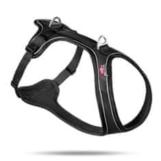 curli Postroj pro psy Belka Comfort Black S, 18-25 kg