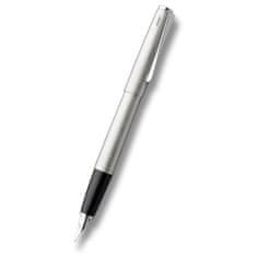 Lamy Studio Brushed Steel plnicí pero hrot EF