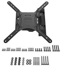 Neomounts WL40-550BL14/Držák displeje/na stěnu/32-55"/3 čepy/VESA 400X400/nosn. 35kg/černý