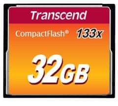 Transcend 32GB CF (133X) paměťová karta (MLC)